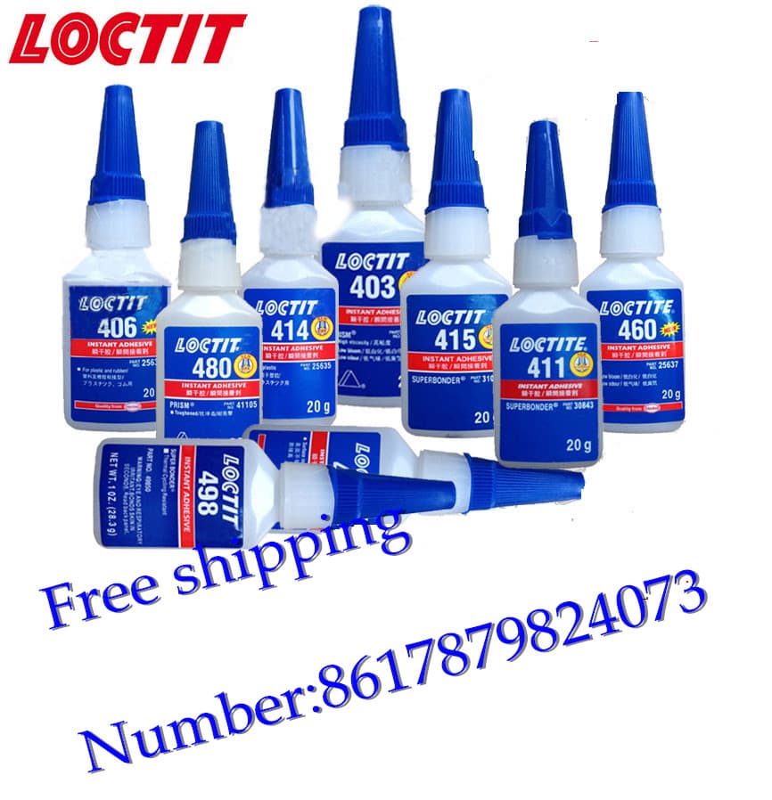 low odor low bloom loctit 403 instant adhesive for rubber